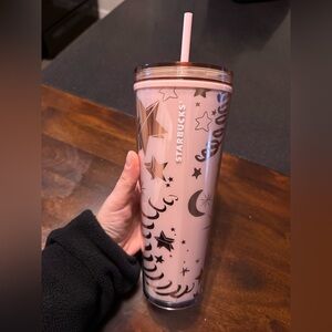 Starbucks 2023 limited edition stats and moon tumbler